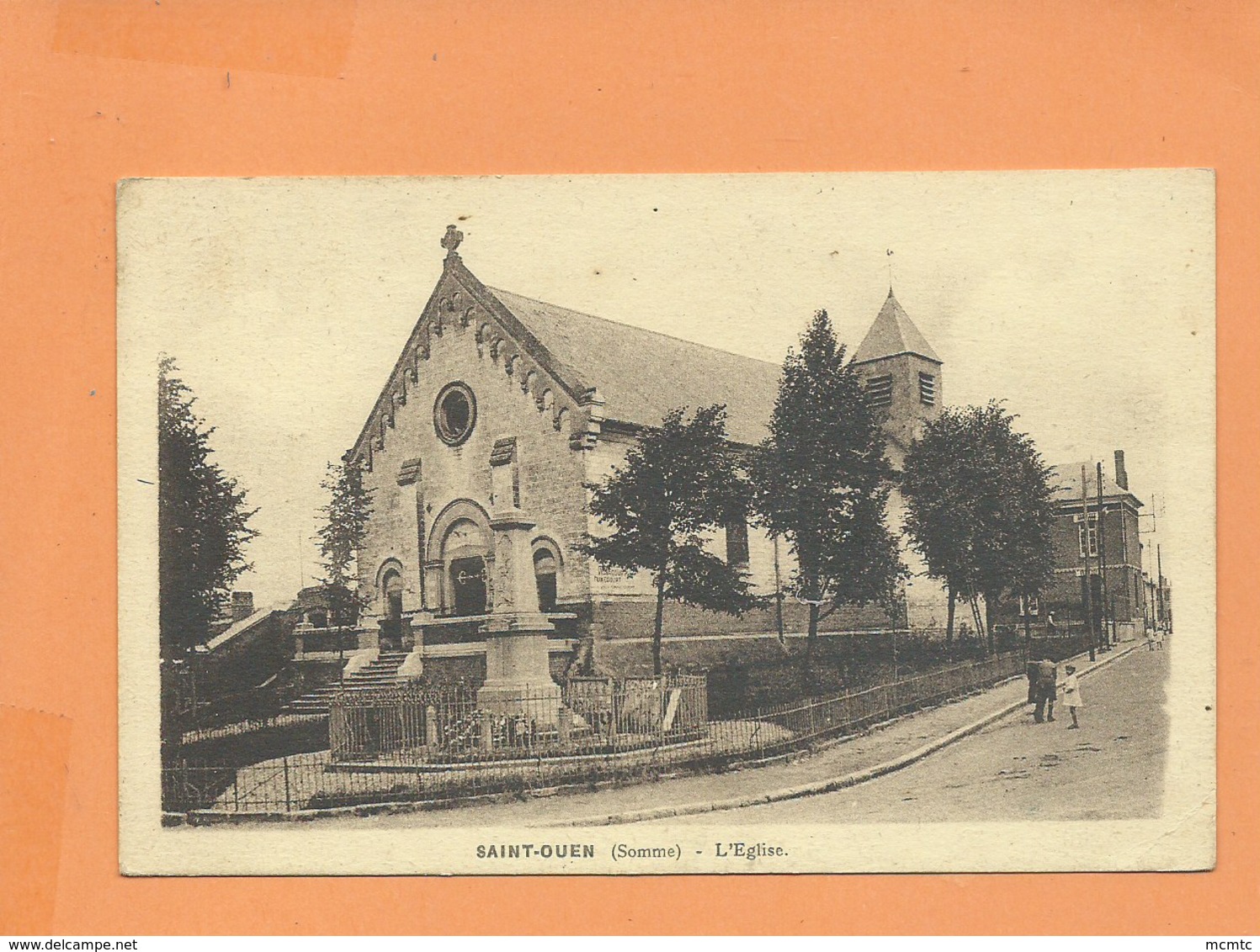 CPA  -  Saint Ouen   -(Somme )-  L'église - Saint Ouen