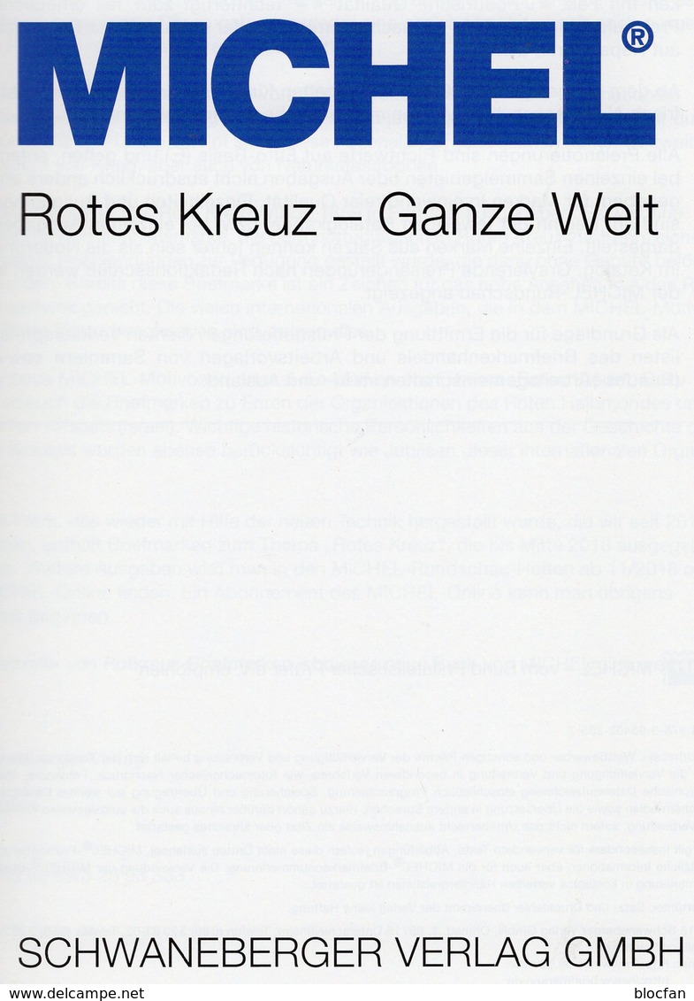 Erstauflage MICHEL Katalog Rotes Kreuz 2019 Neu 70€ Stamps Catalog Red Cross Of All The World ISBN978-3-95402-255-7 - Original Editions