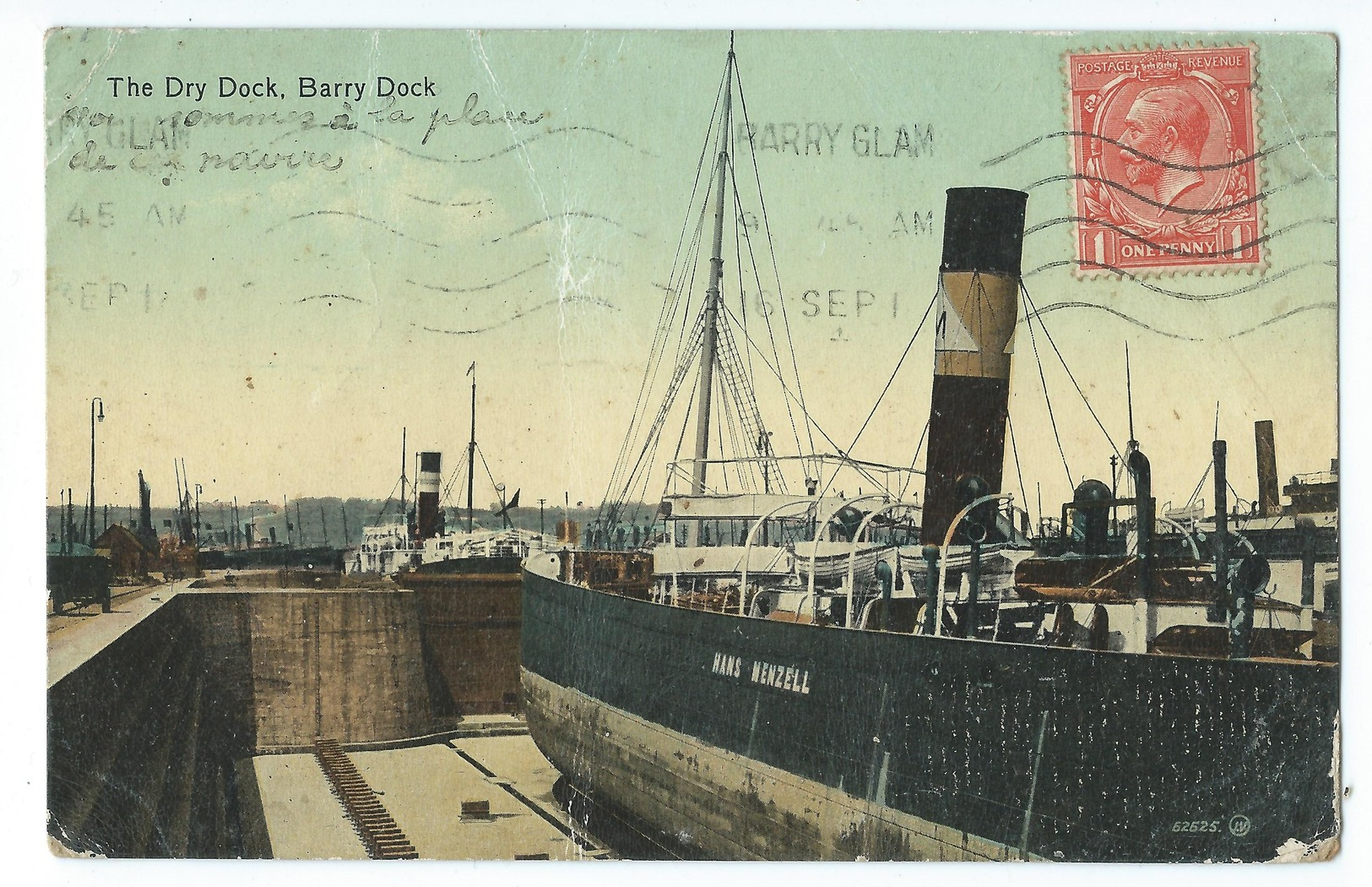 CPA Dock Barry Dry Dock Navire Bateau - Unknown County