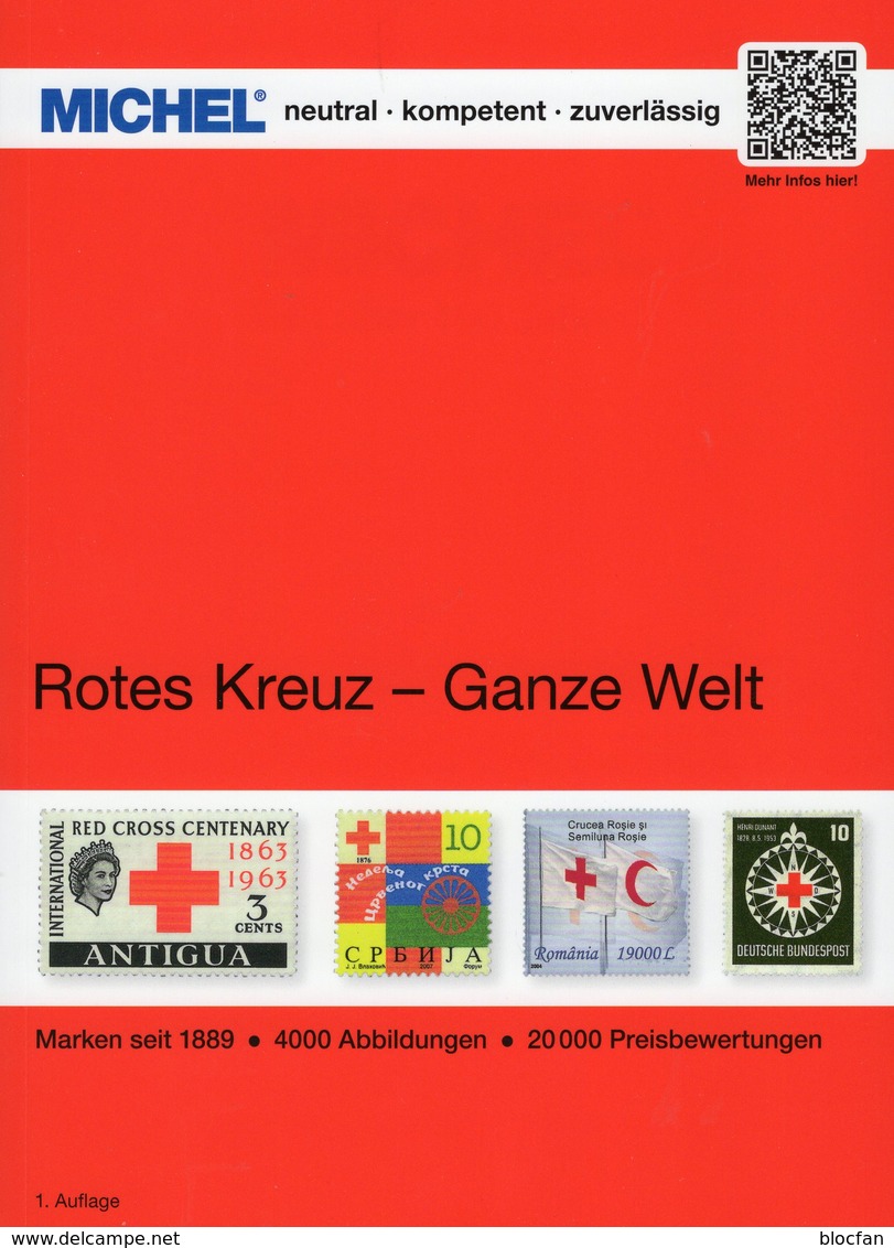 Rotes Kreuz 1.Auflage MICHEL Katalog 2019 New 70€ Stamps Catalogue Red Cross Of All The World ISBN978-3-95402-255-7 - Gezondheid & Medicijnen