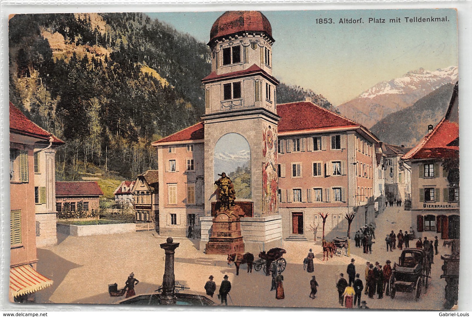 Altdorf Platz Mit Telldenkmal - Altdorf