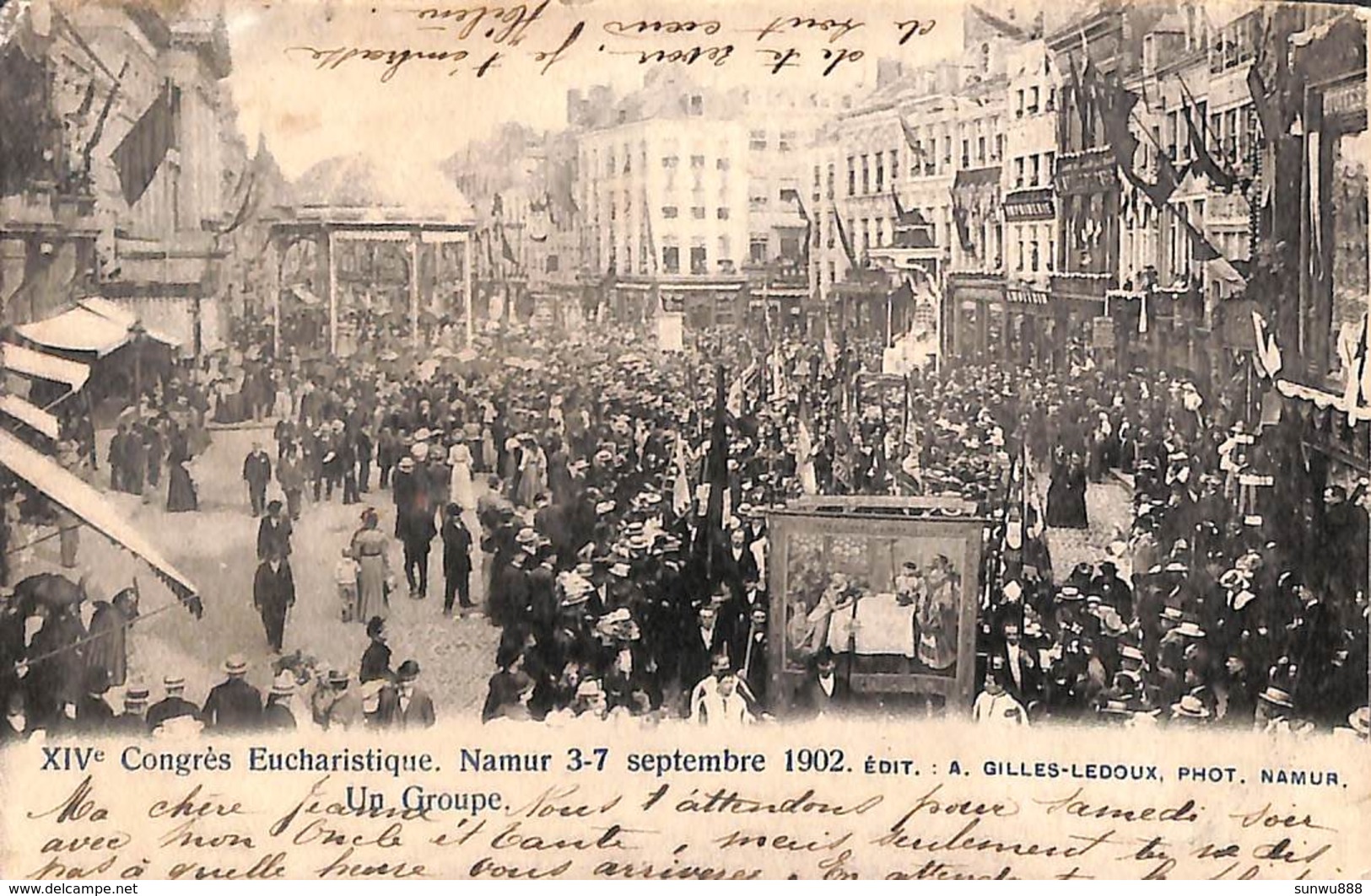 Namur - Congrès Eucharistique Septembre 1902 (Edit Gilles-Ledoux, Rare, Top Animation 1903) - Namur