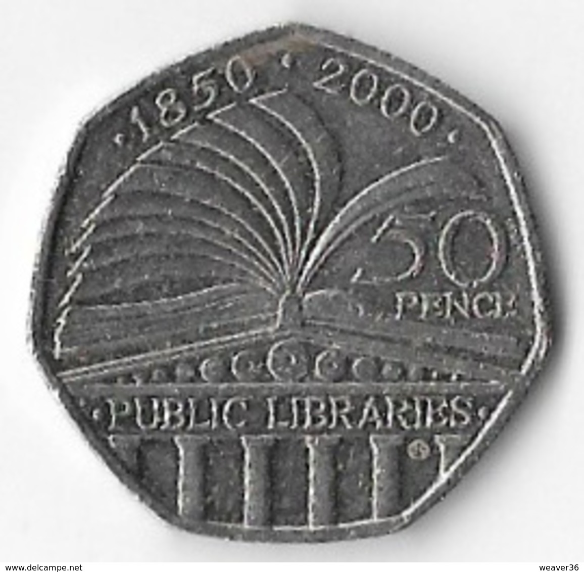 United Kingdom 2000 50p Public Libraries (C) [C242/1D] - 50 Pence