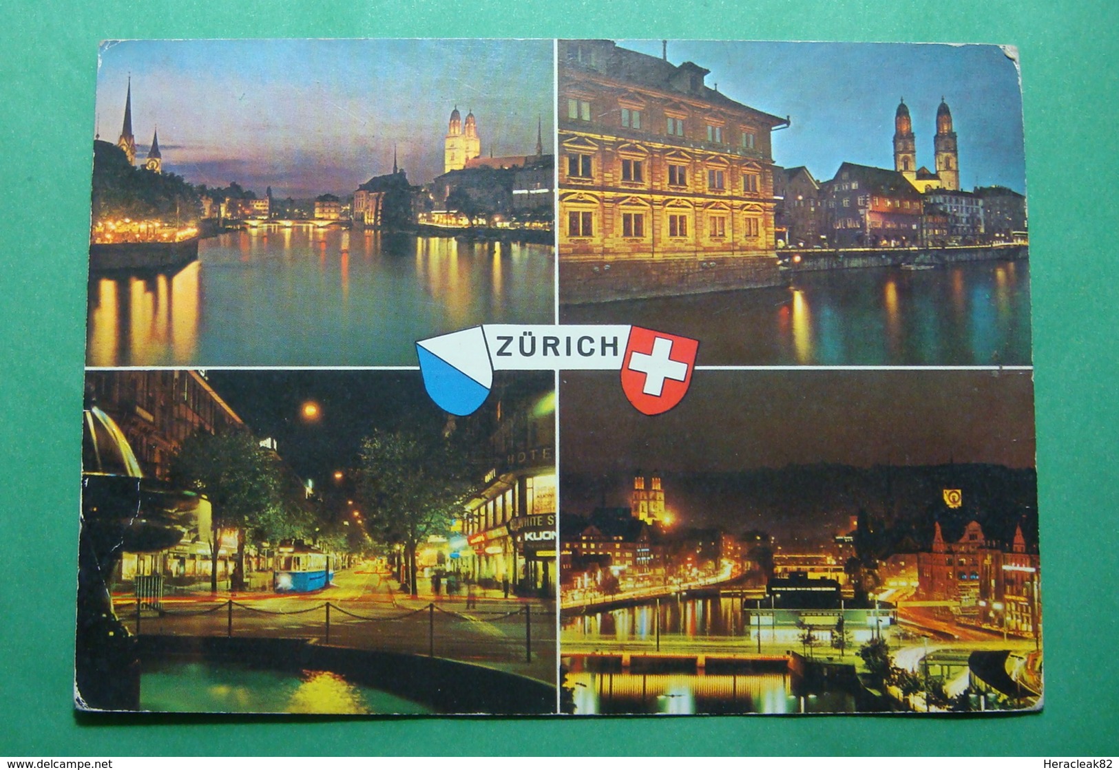 1972 Albania. SWITYERLAND Airmail Postcard Sent From  ZURICH To Tirana - Albania