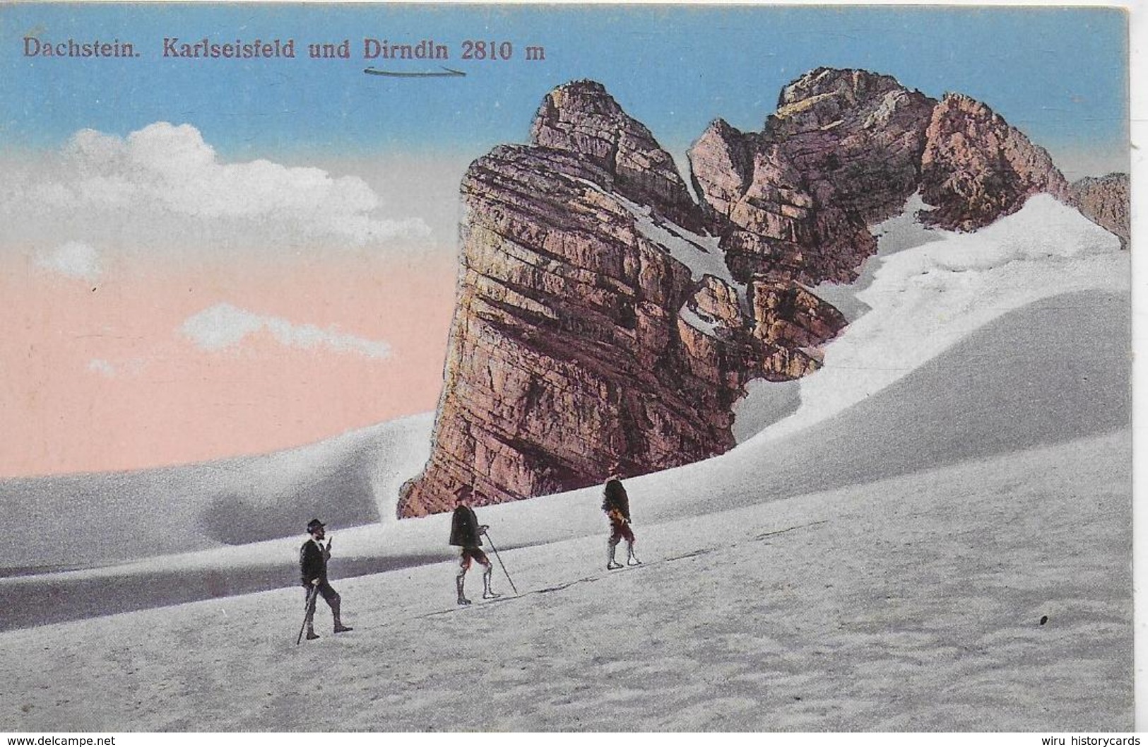 AK 0148  Dachstein - Karlseisfeld Und Dirndln / Verlag Brandt Um 1906 - Ramsau Am Dachstein