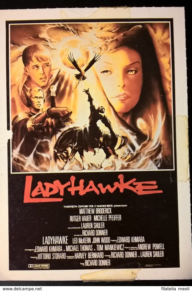 SCHEDA CIAK LADYHAWKE - Altri & Non Classificati