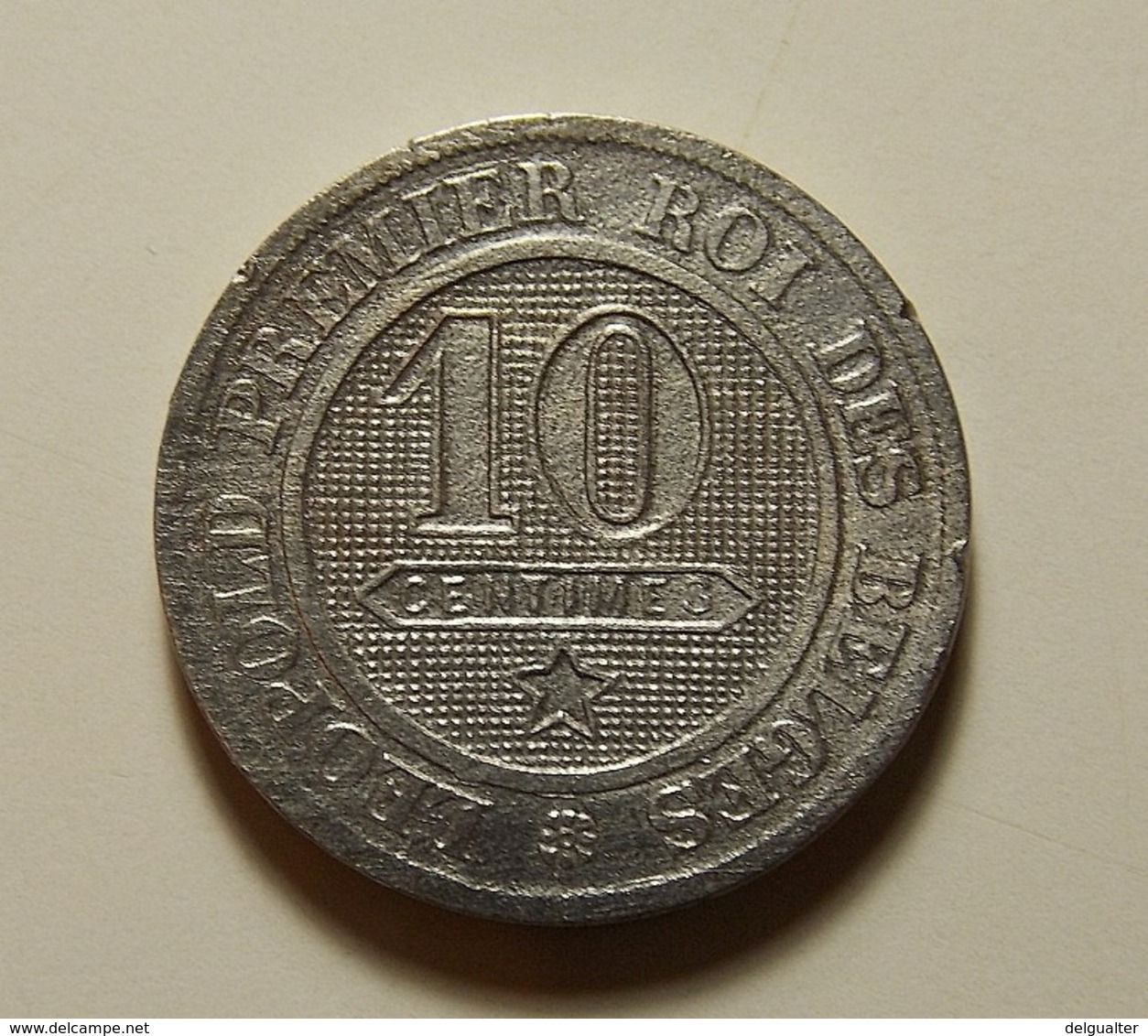 Belgium 10 Centimes 1862 Varnished - 10 Centimes