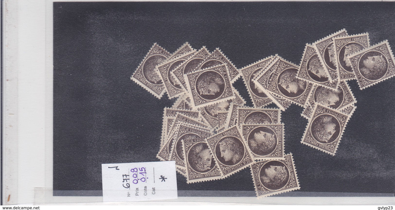 UN LOT DE 615TIMBRES POUR GROSSISTE / CéRè MAZELIN /NEUF**/NEUF*/NSG/ AU 1 1/10° DE LA COTE YVERT 2015