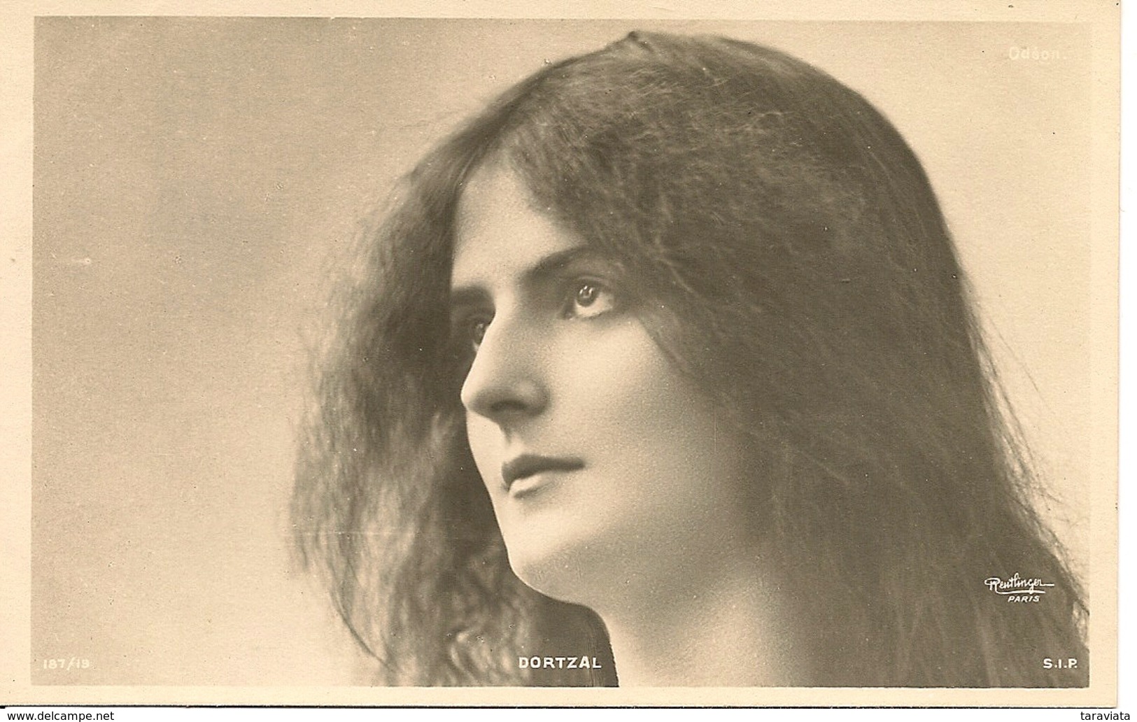 Jeanne DORTZAL  Comédienne Poétesse Artiste Femme Photo REUTLINGER Algérie - Künstler