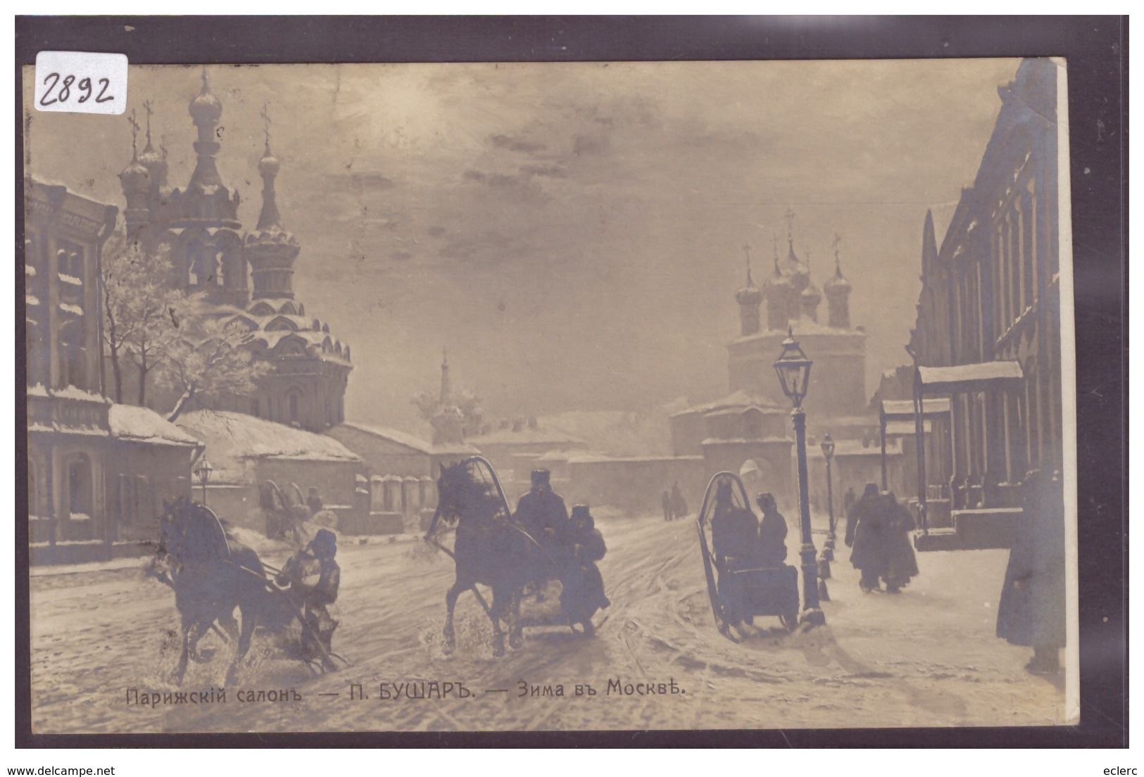 MOSCOU EN HIVER - TB - Russie