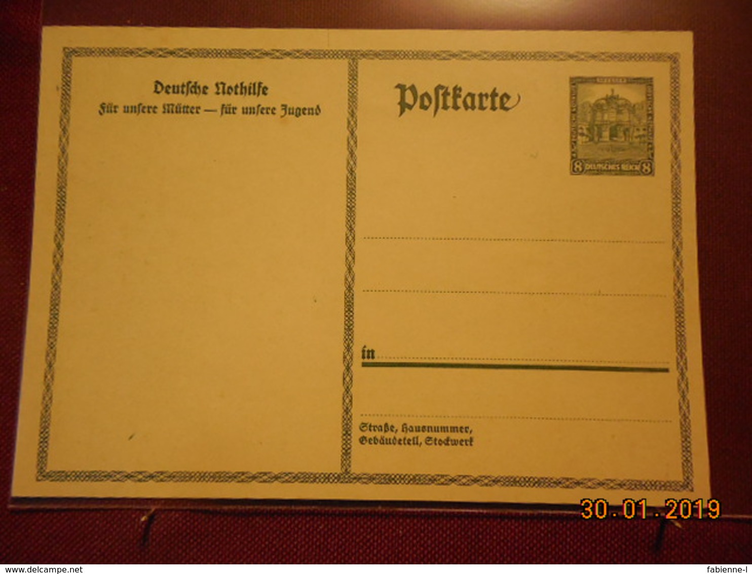 Entier Postal  D Allemagne - Briefe U. Dokumente