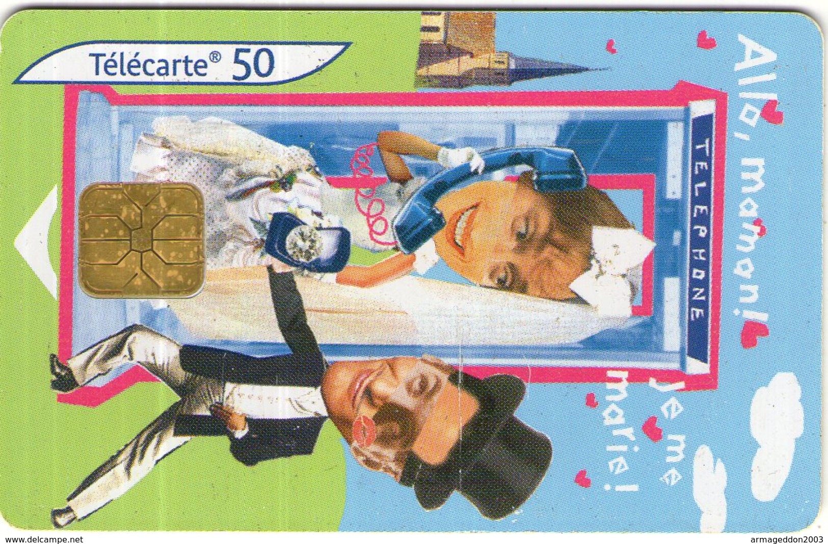 N°04 / TÉLÉCARTE 2000 FRANCE TELECOM LES GRANDES NOUVELLES LE MARIAGE / 50 U - VOIR DOS - 2000