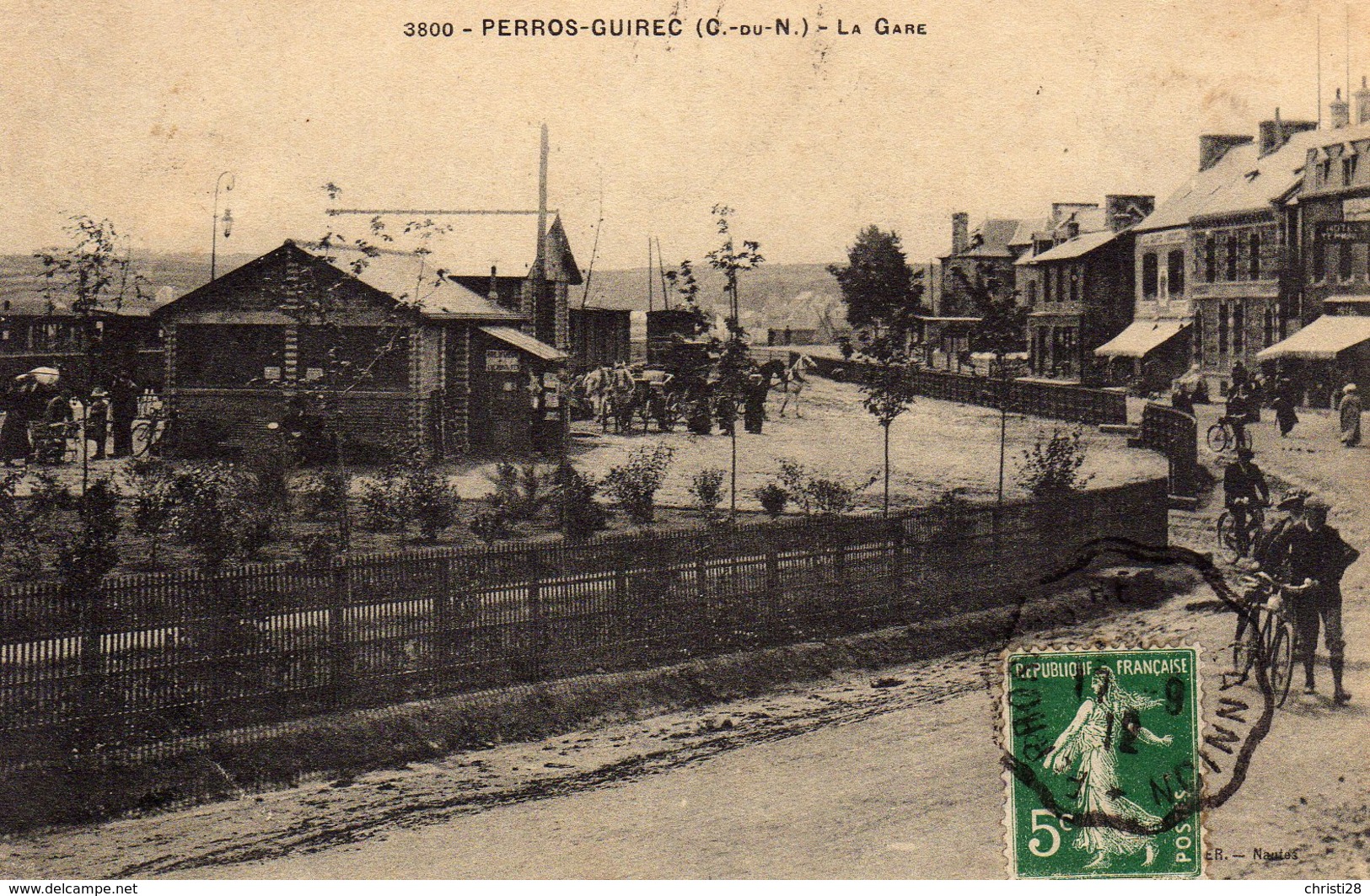 DPT 22 PERROS-GUIREC La Gare - Perros-Guirec