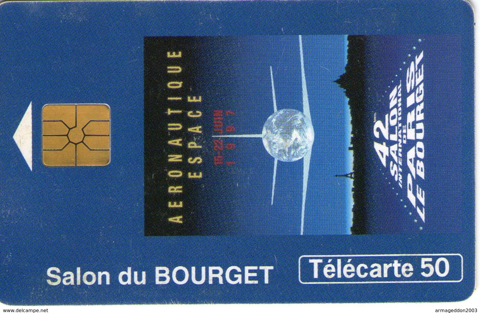 N°05 / TÉLÉCARTE 1997 PARIS LE BOURGET   50 U  - / VOIR DOS - Avions