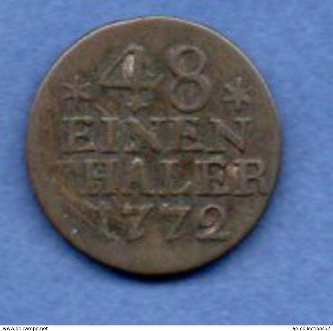 Prusse -  1 /48 Thaler 1772 A  -  Km # 327  -  état  TB+ - Small Coins & Other Subdivisions