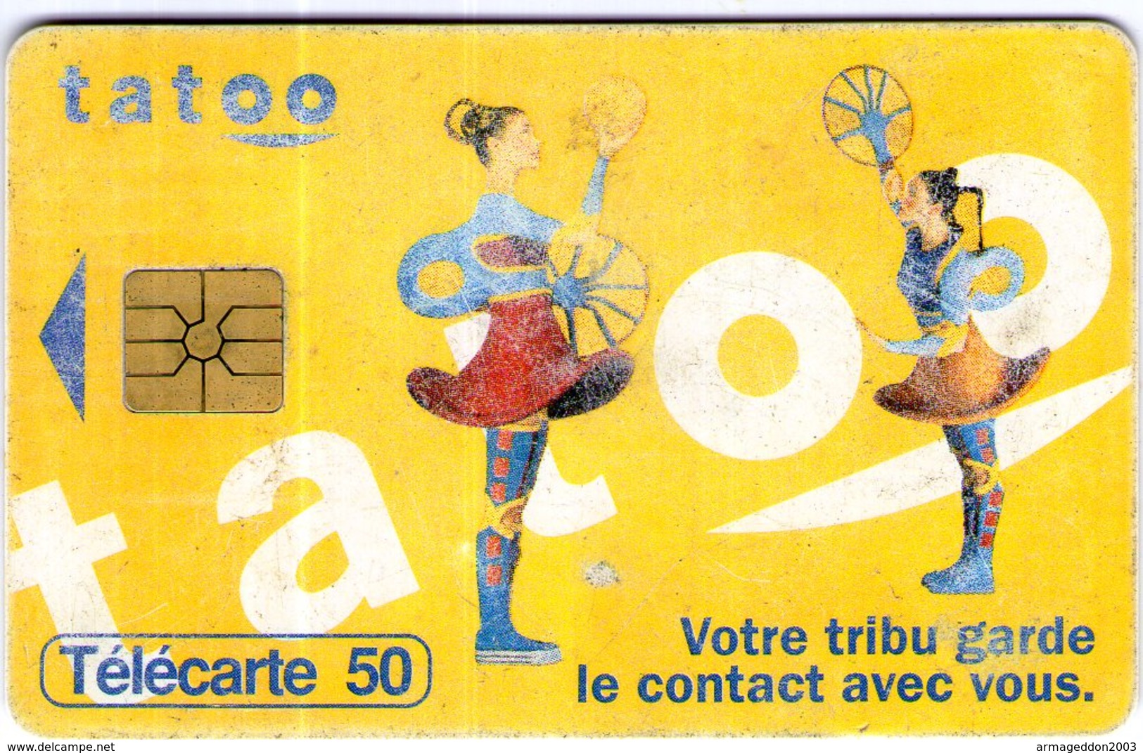 N°05 / TÉLÉCARTE 1996 TATOO  /  50 U  - / VOIR DOS - Téléphones