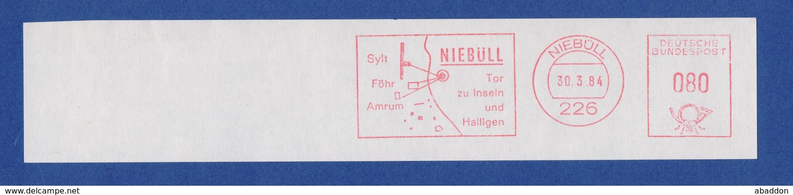 BRD AFS - Niebüll, Sylt Föhr Amrum - Tor Zu Inseln Und Halligen 1984 - Geography