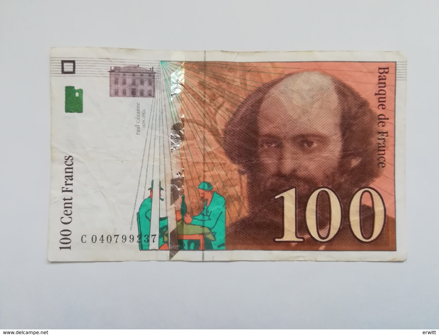 FRANCIA 100 FRANCS 1998 - 100 F 1997-1998 ''Cézanne''