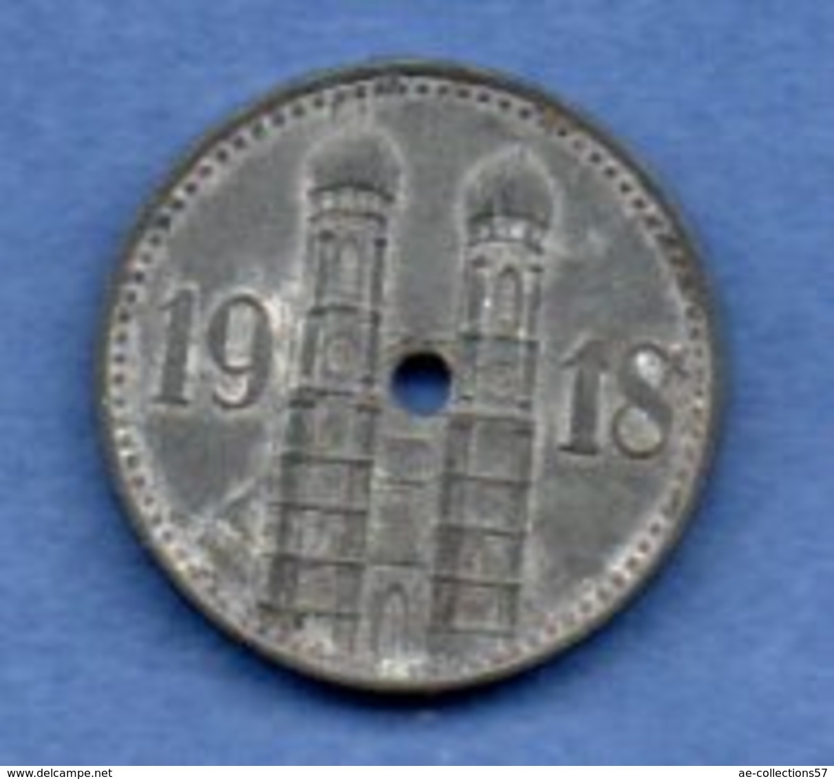 Munchen  -  15 Pfennig 1918  -  état  TTB - Monétaires/De Nécessité