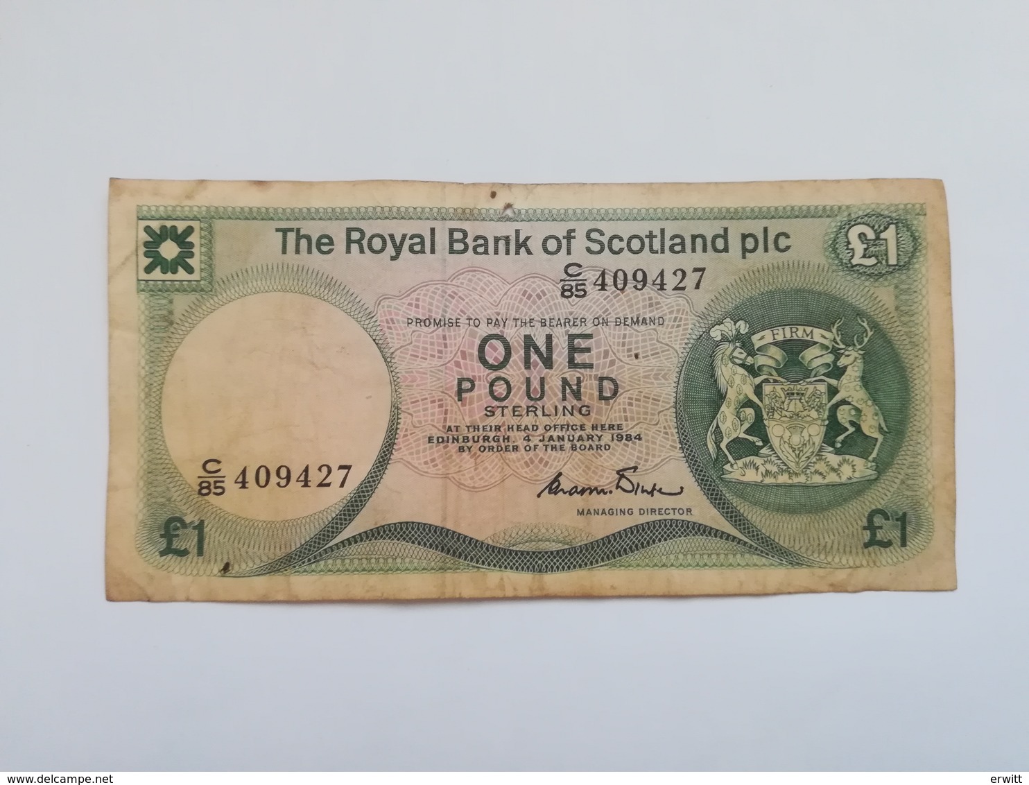 SCOZIA 1 POUND 1984 - 1 Pound