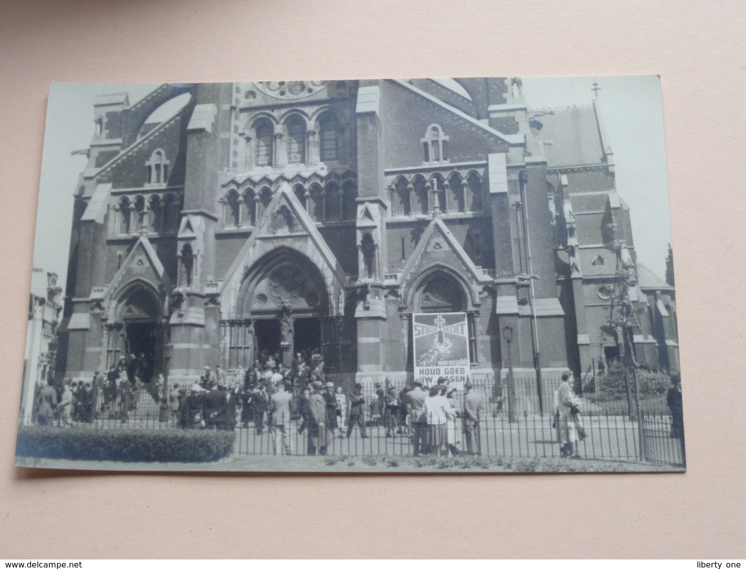 St. WILLIBRORDUSKERK Antwerpen Kerkstraat / Borgerhout( Formaat PK / CP ) Anno 1949 ( Zie Foto's Voor Detail ) ! - Lieux