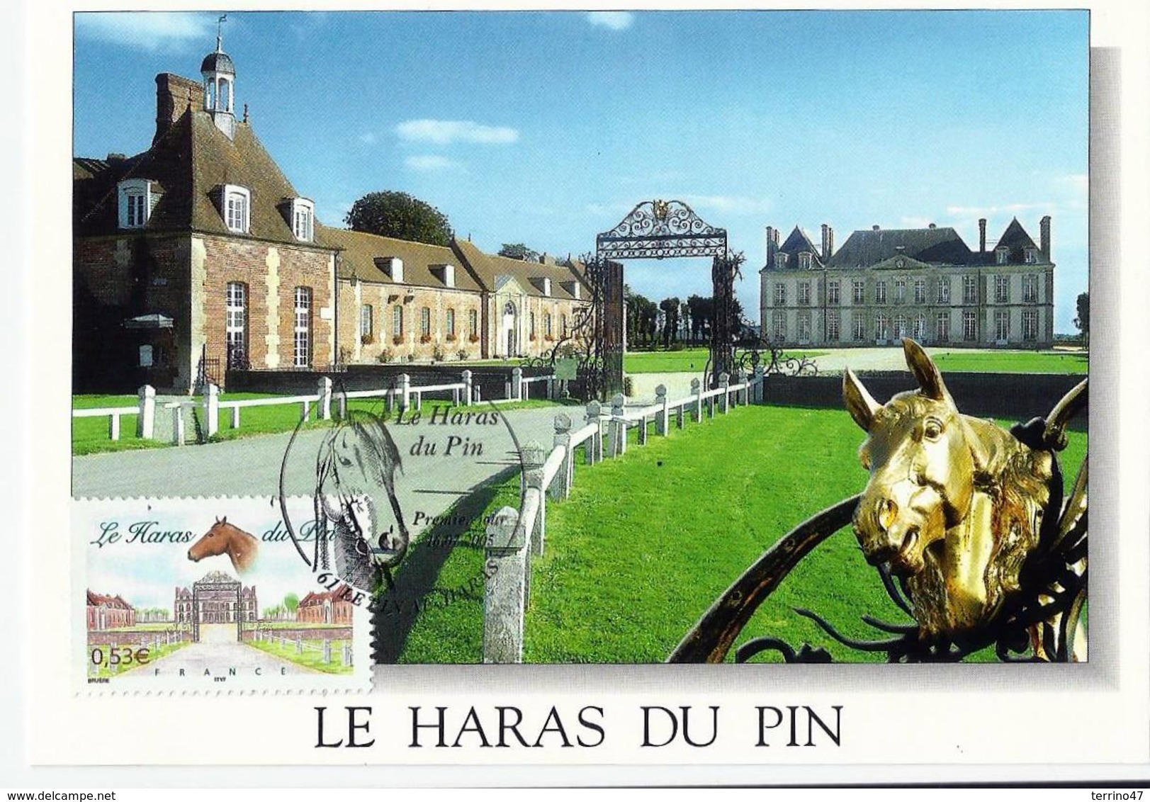 Carte Maximum  Le HARAS Du PIN - Orne 61- - 2000-2009