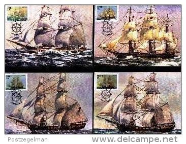 CISKEI, 1985 , Troop Ships,  Mint Maxicards, Nr(s.) 28-31 - Ciskei