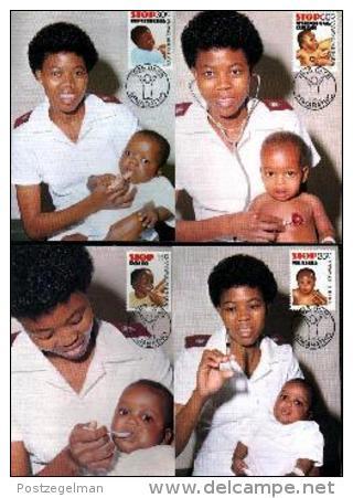 BOPHUTHATSWANA, 1985, Child Health,   Mint Maxicards, Nr(s.) 14-17 - Bophuthatswana
