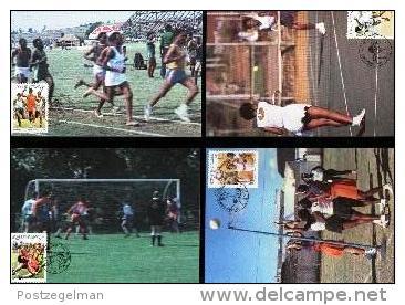 BOPHUTHATSWANA, 1987,  Sports,   Mint Maxicards, Nr(s.) 41-44 - Bophuthatswana