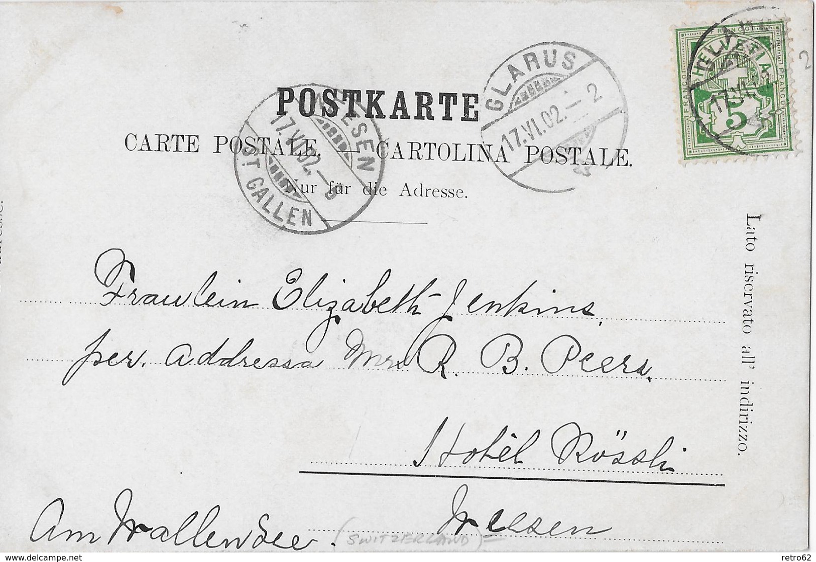 GLARUS → St.Michaelskapelle Auf Dem Burghügel Anno 1902  ►RAR◄ - Autres & Non Classés