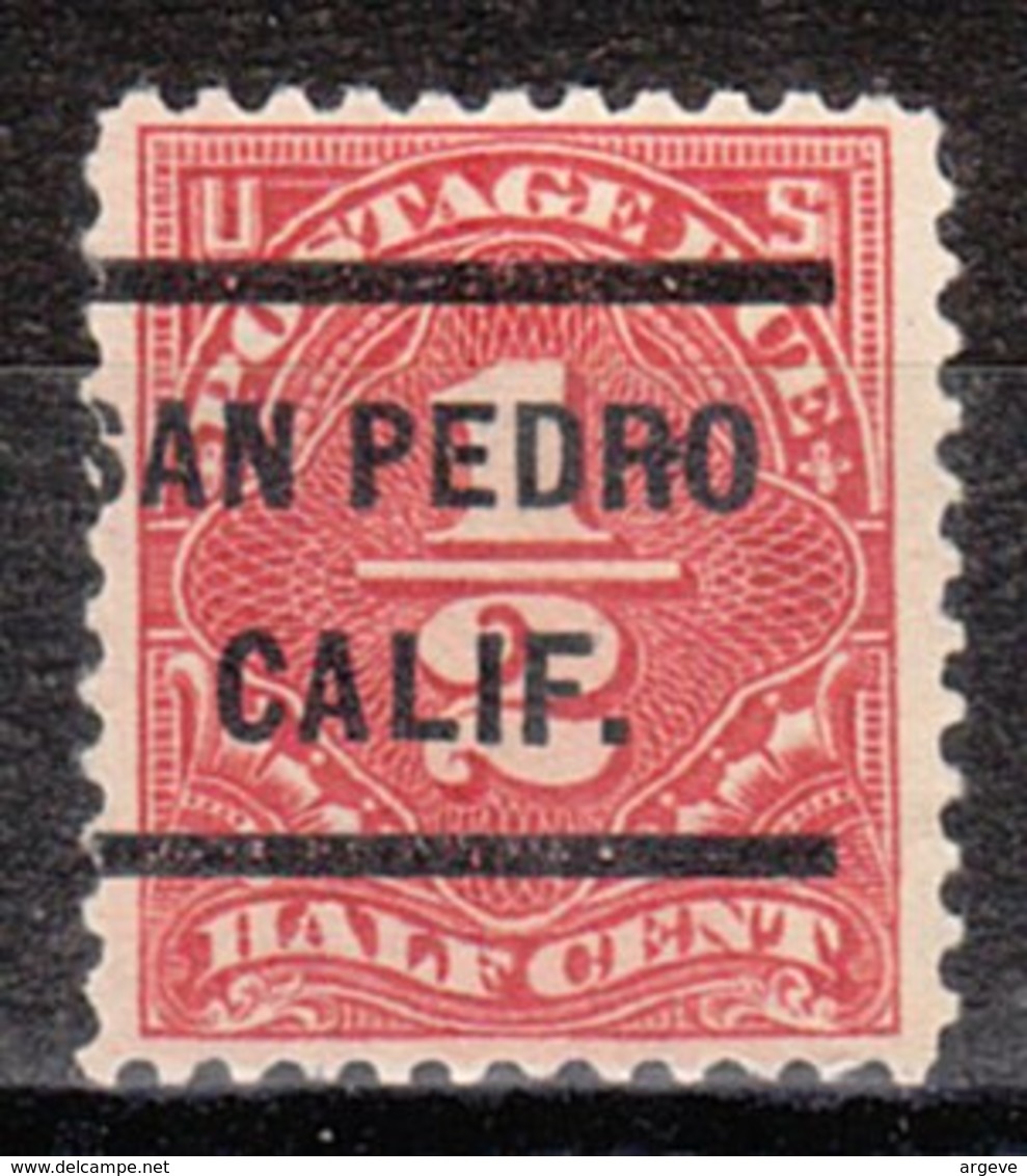 USA Precancel Vorausentwertung Preo, Locals California, San Pedro J68-232 - Préoblitérés