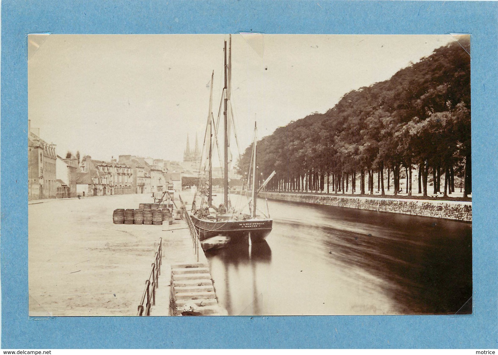 QUIMPER (finistère) -Bords De L'odet, Photo Vers 1900 Format 17,6 Cm X 11,3cm . - Lieux