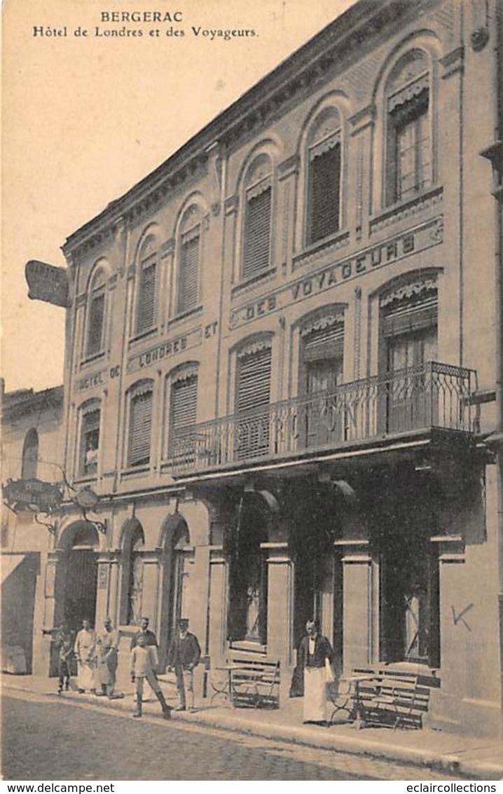 Bergerac       24         Hôtel De Londres Et Des Voyageurs       (voir Scan) - Bergerac