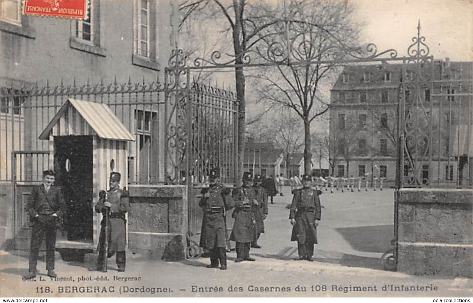 Bergerac        24             Caserne Du 108 Eme Régiment D'Infanterie     (voir Scan) - Bergerac