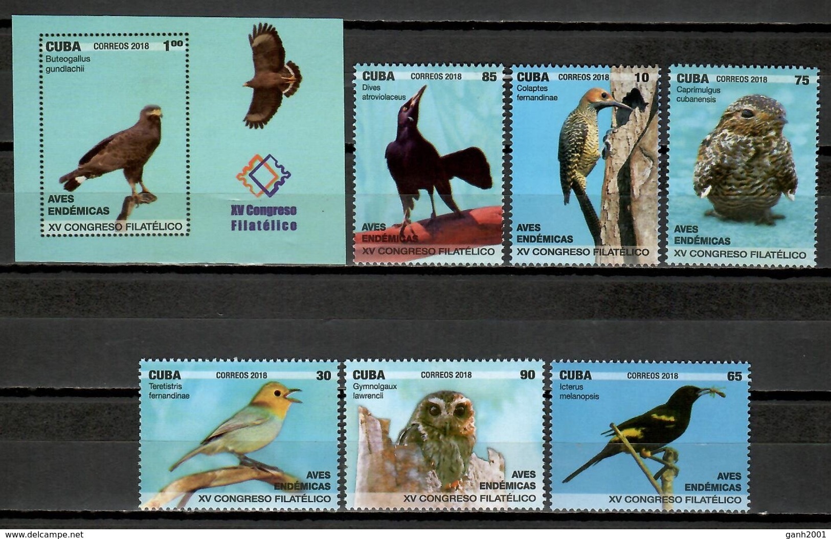 Cuba 2018 / Birds MNH Vögel Aves Oiseaux / Cu11400  C3 - Otros & Sin Clasificación
