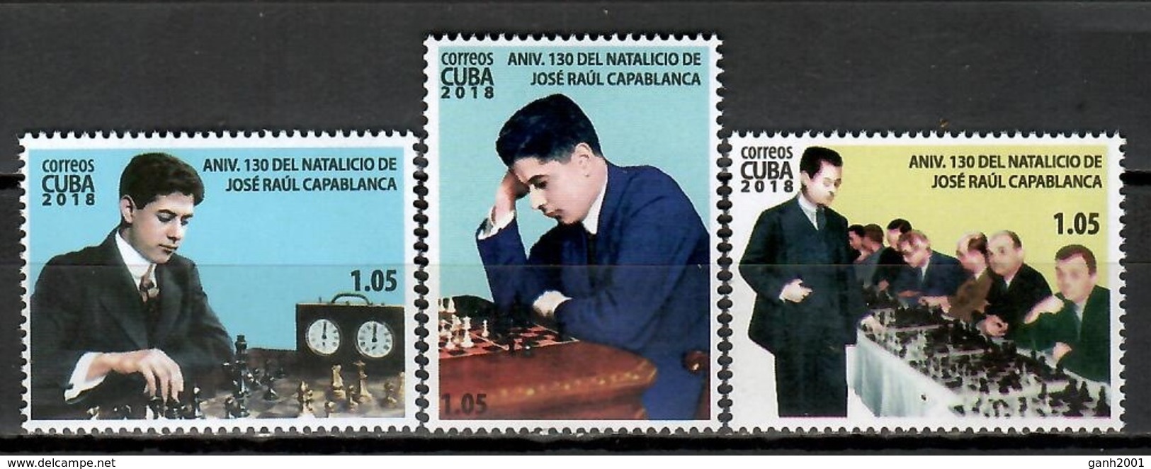 Cuba 2018 / Chess Capablanca MNH Ajedrez Schach Échecs / Cu11402  C3 - Ajedrez
