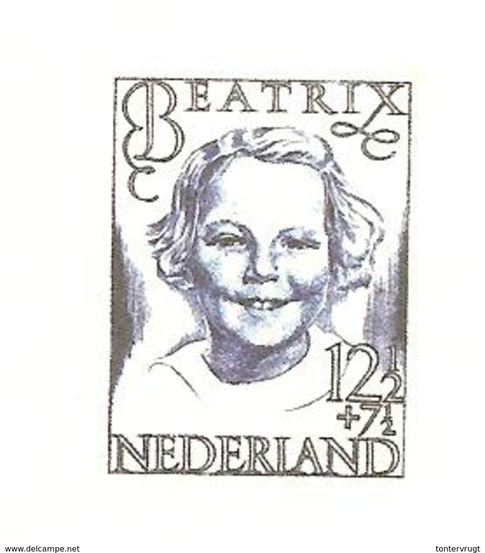 Blauwdruk No.2 Prinses Beatrix - Abarten Und Kuriositäten