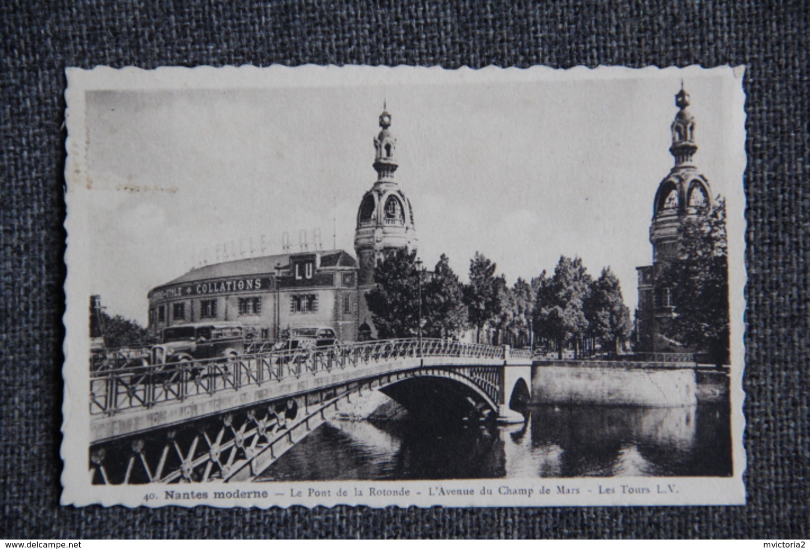 NANTES Moderne - Le Pont De La Rotonde. - Nantes