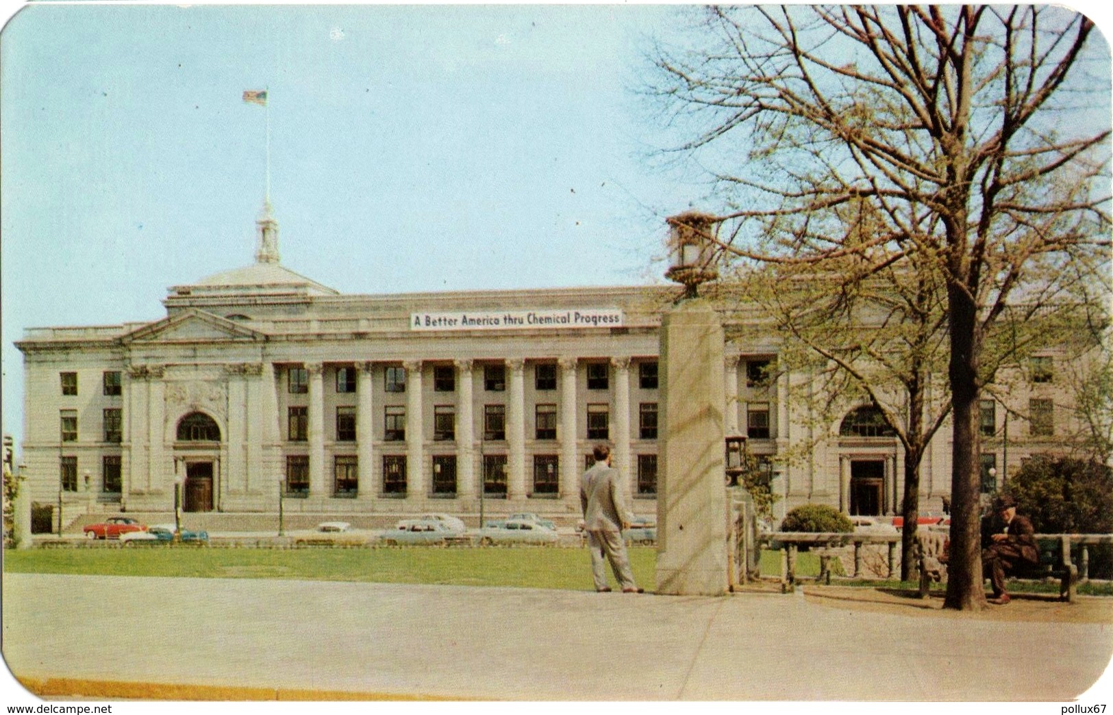 CPSM DE WILMINGTON - DELAWARE  (ETATS-UNIS)  THE PUBLIC BUILDING OVERLOOKING RODNEY SQUARE - Wilmington