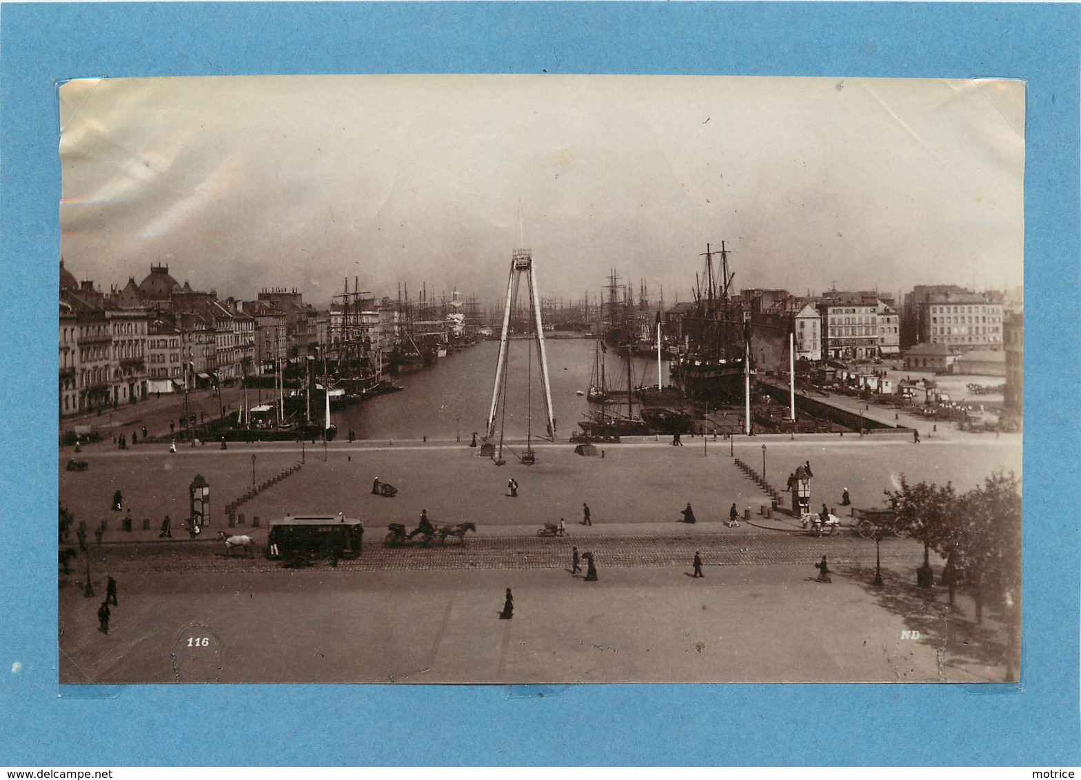 LE HAVRE (seine Maritime) - Bassin Du Commerce, Photo Vers 1900 Format 17,6cm X 11,1cm . - Orte