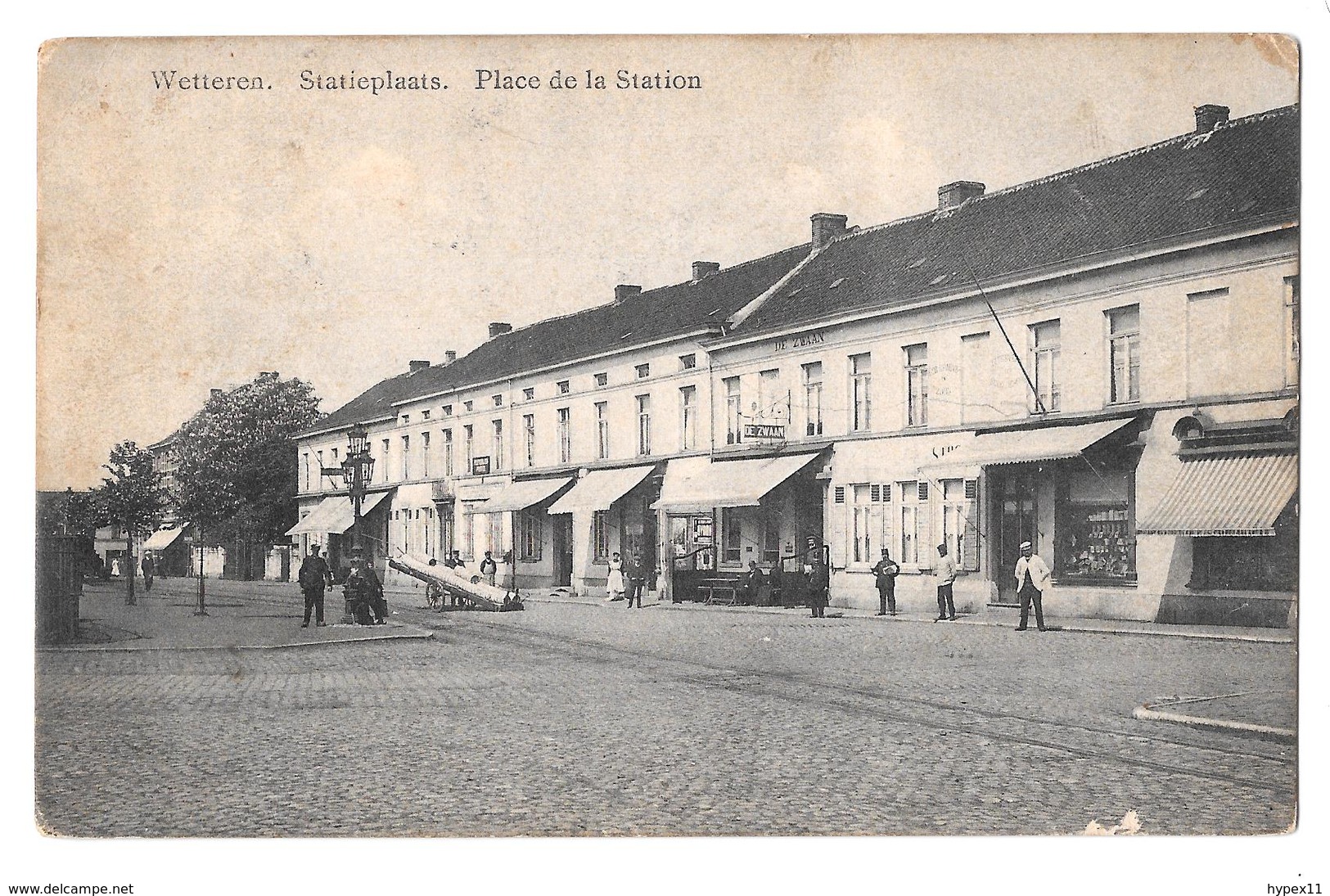 Wetteren Statieplaats Place De La Station  De Greave Et Fils 1913 - Wetteren