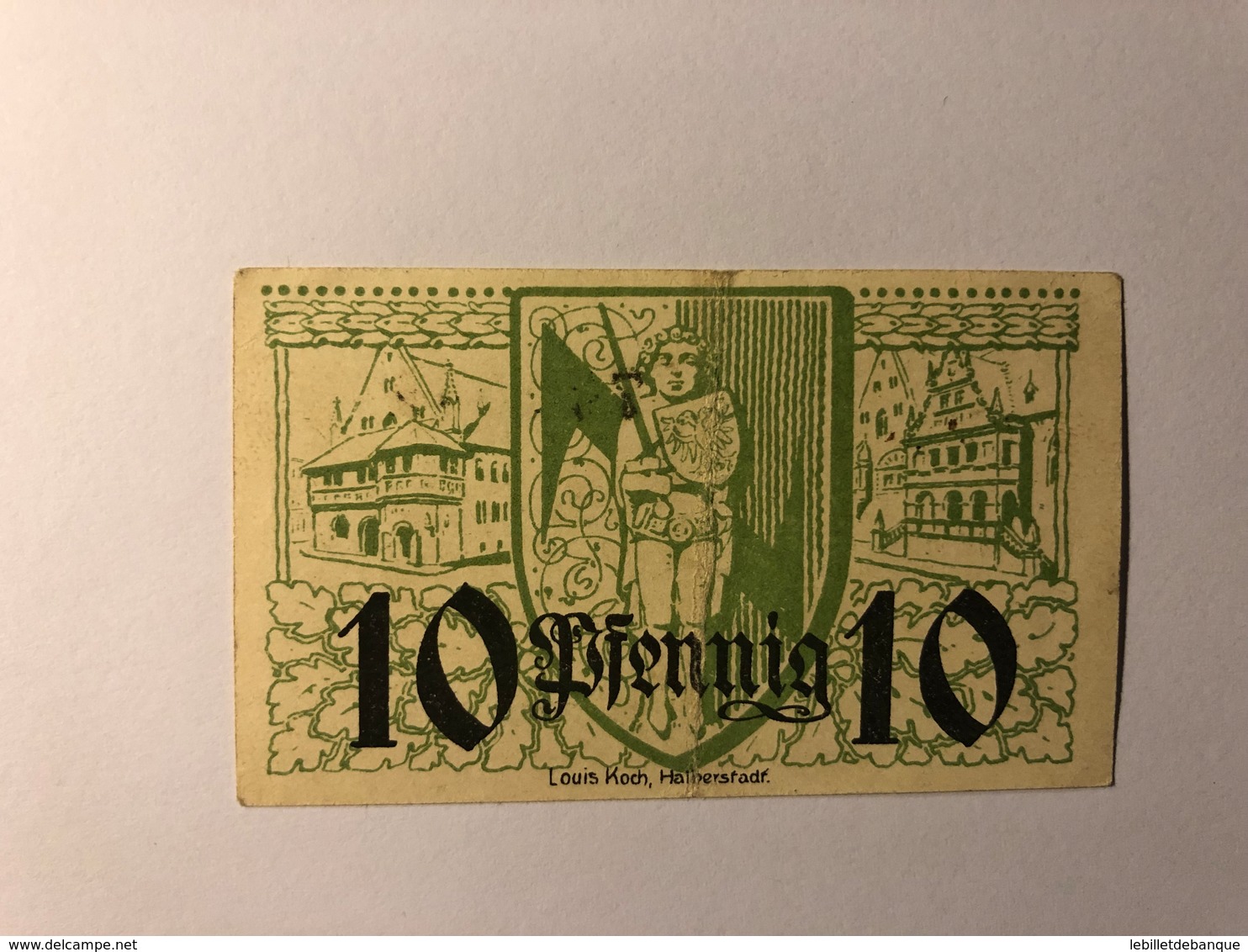 Allemagne Notgeld Halberstadt 10 Pfennig - Collections