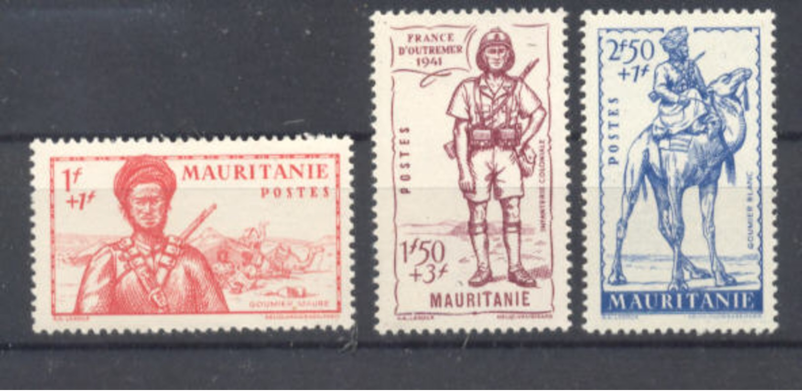 Mauritanie - N° 116  à 118 Neufs * Avec Trace De Charnière - Neufs