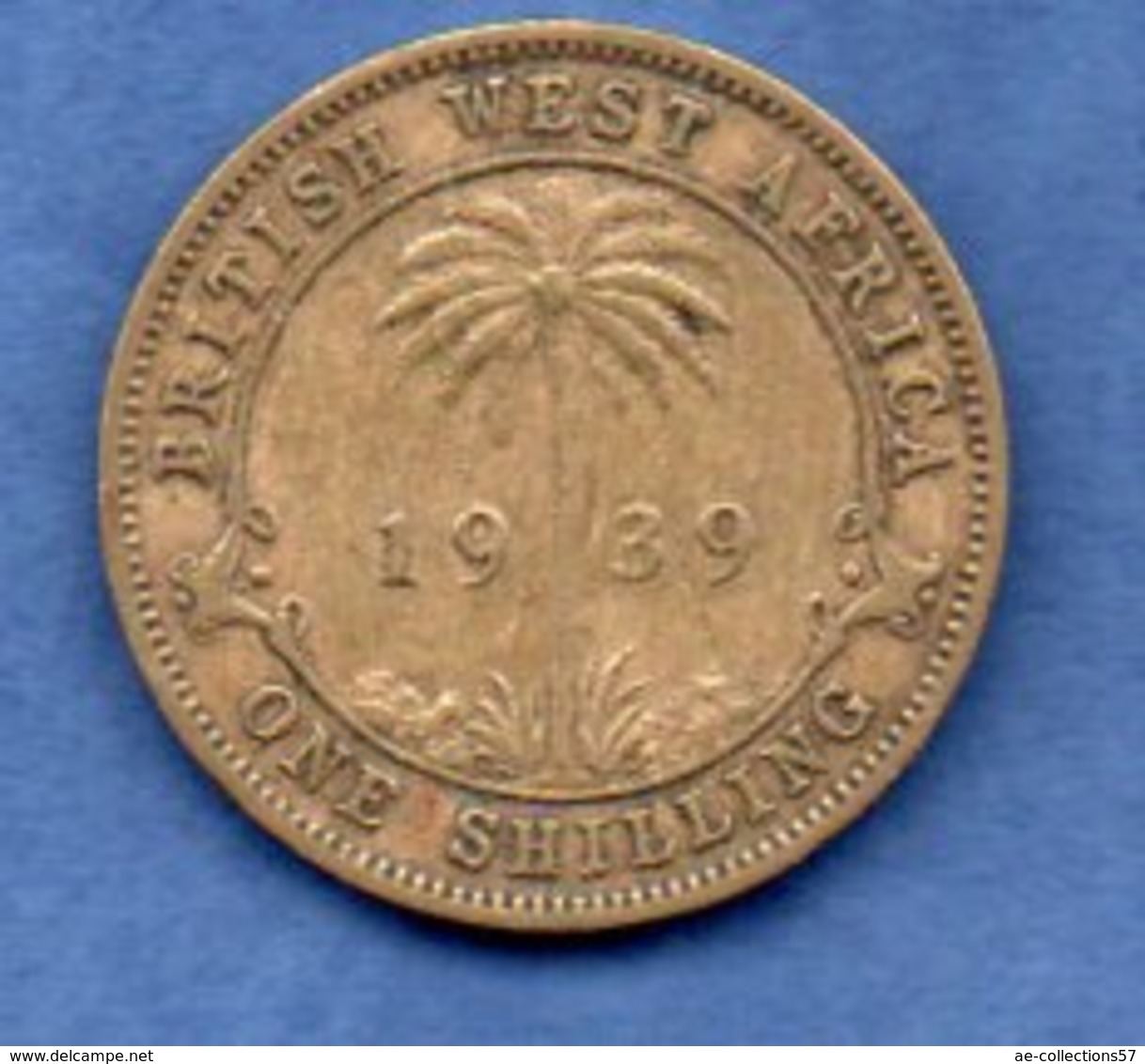 British West Africa   - 1 Shilling 1939  -  Km # 23 - état TB+ - Colonies