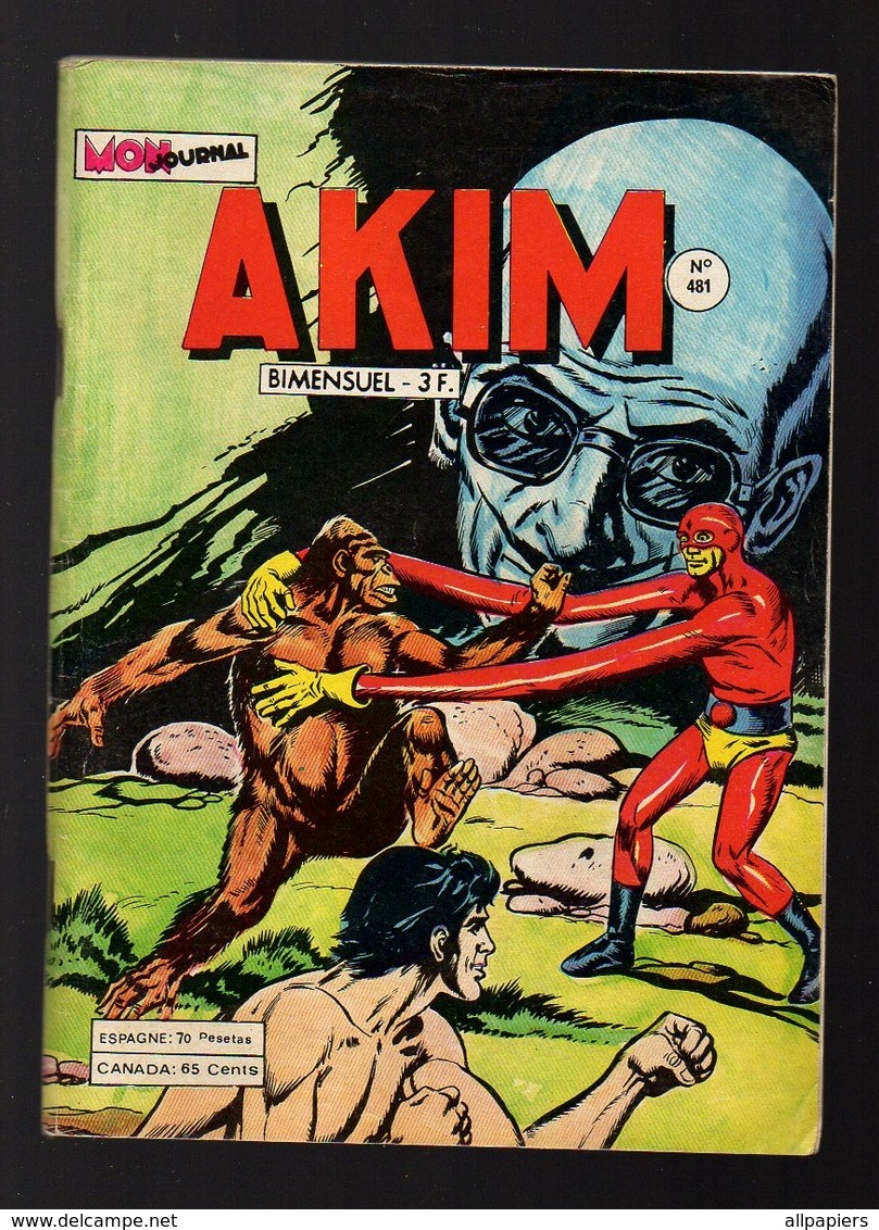 Akim N°481 Les Super Robots - Le Vengeur De L'espace - Dans Les Grands Fonds De L'océan - Swea-Otanka - Ayesha De 1979 - Mon Journal