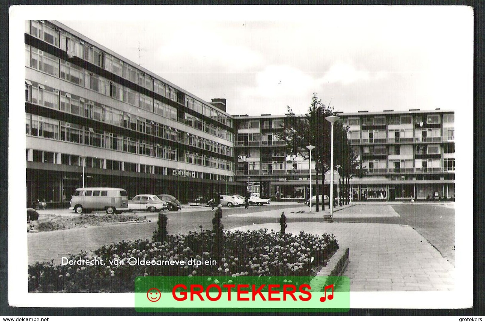 DORDRECHT Van Oldebarneveldtplein 1966   VW Busje - Dordrecht