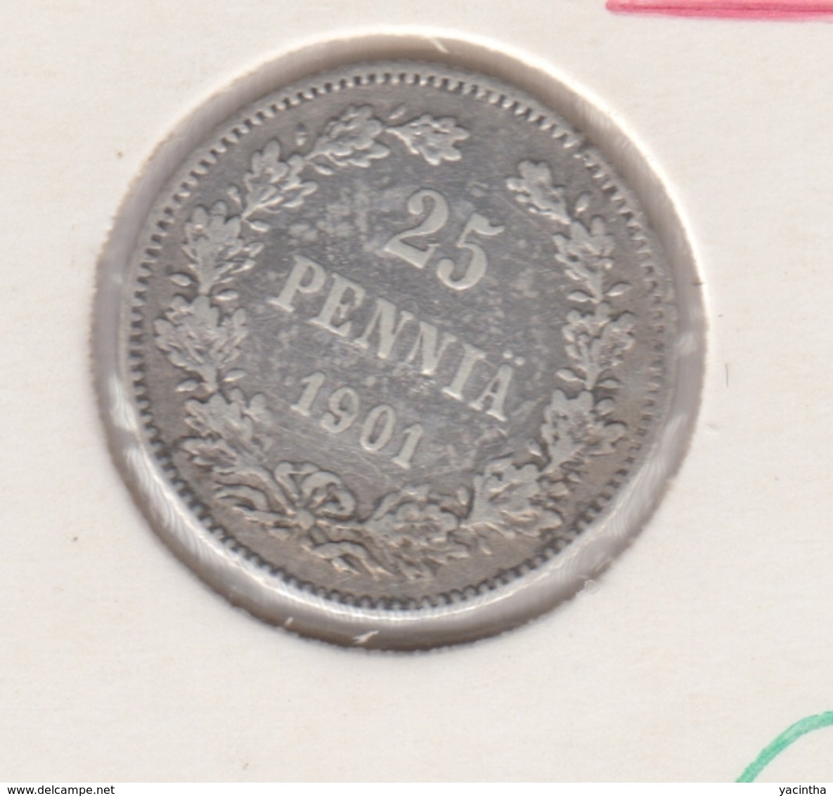 @Y@   FINLAND   25  Pennia 1901  Zilver / Ag     (2737) - Finland