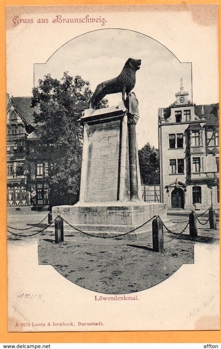 Braunschweig Germany 1900 Postcard - Braunschweig