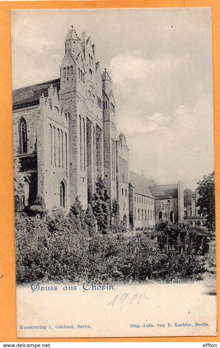 Gruss Aus Kloster Chorin Neubrandenburg Germany 1900 Postcard - Neubrandenburg