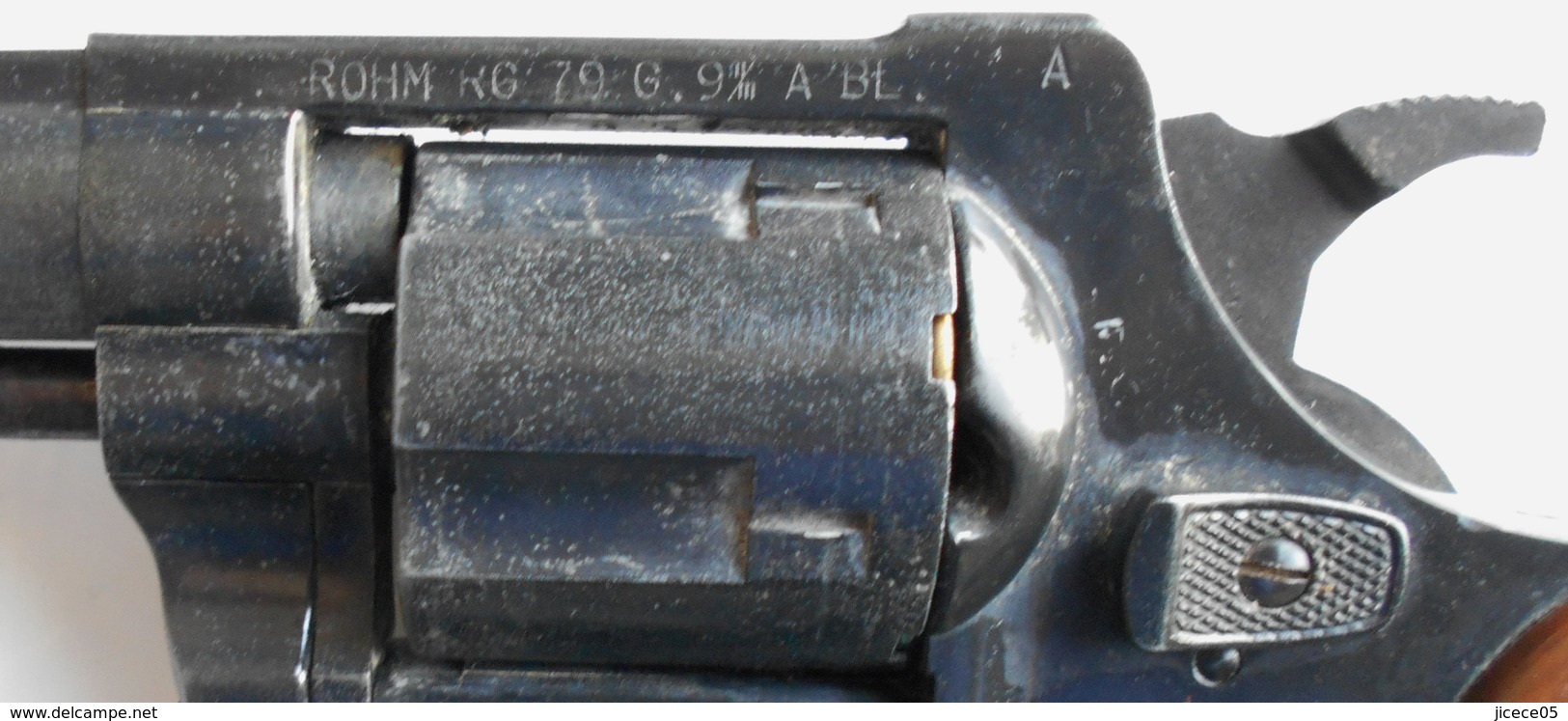 Pistolet , Revolver De Signalisation  RÖHM 79 RG  Calibre 9mm St Etienne... - Sammlerwaffen